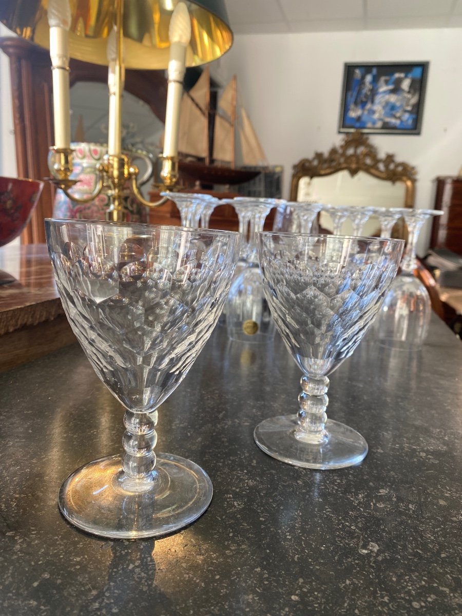 12 Baccarrat Water Glasses -photo-1