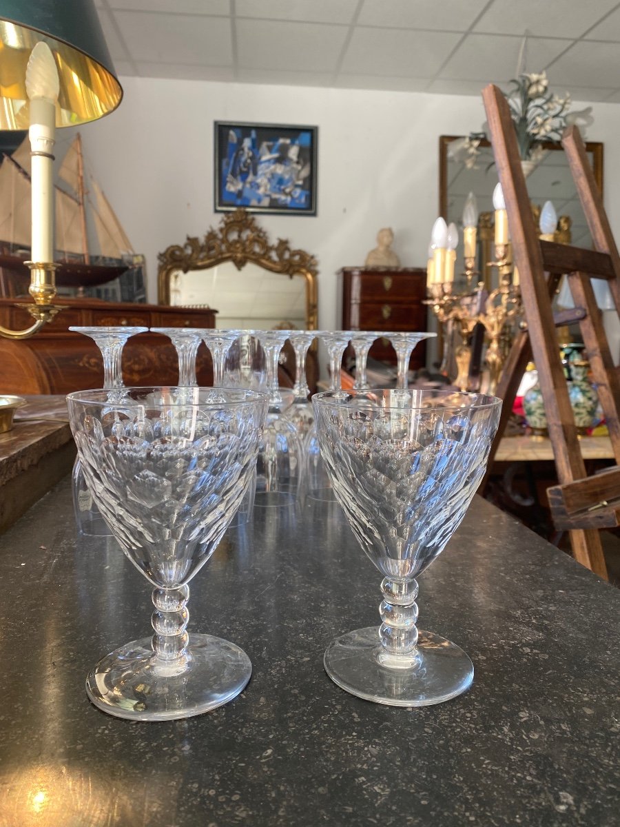 12 Baccarrat Water Glasses -photo-3