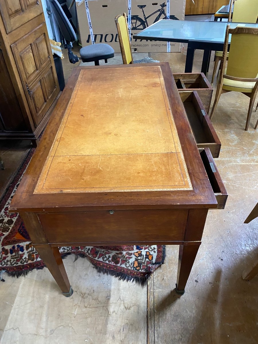 19th Century Mahogany Desk -photo-3