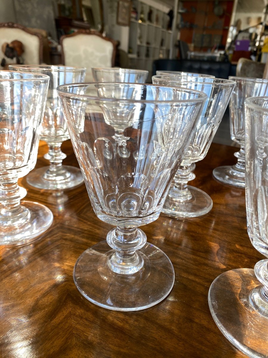 10 Baccarat Water Glasses -photo-2