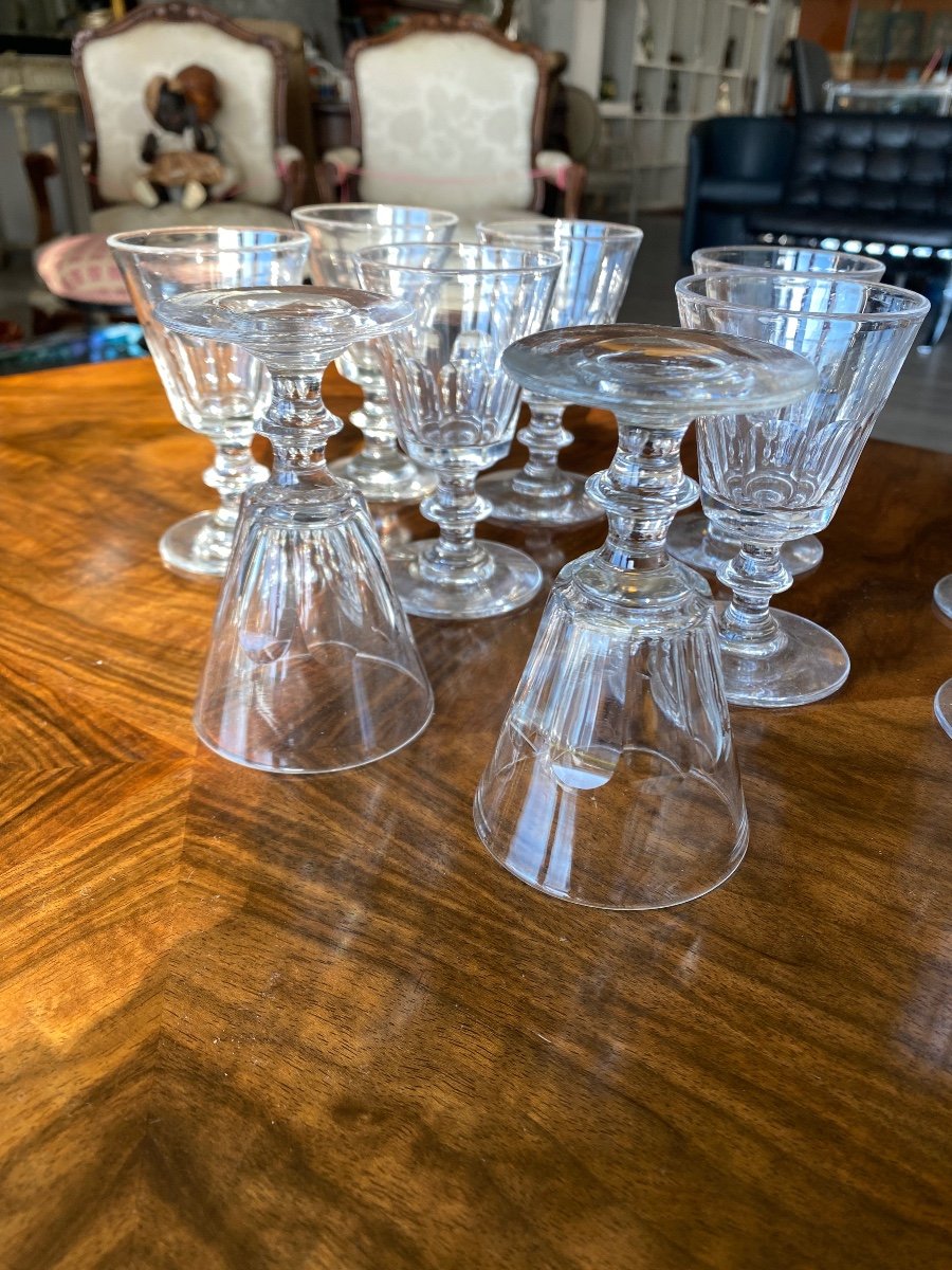 10 Baccarat Water Glasses -photo-3