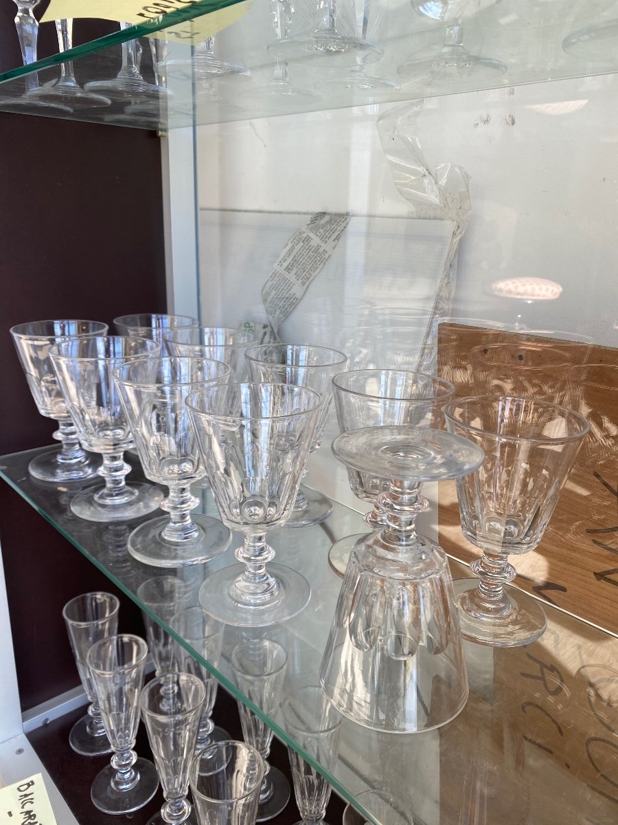 10 Baccarat Water Glasses -photo-4