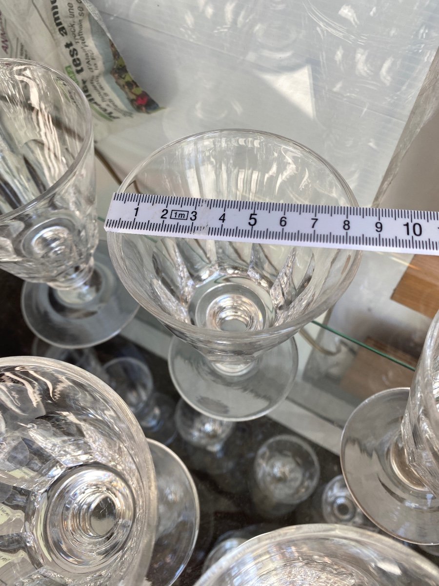 10 Baccarat Water Glasses -photo-3