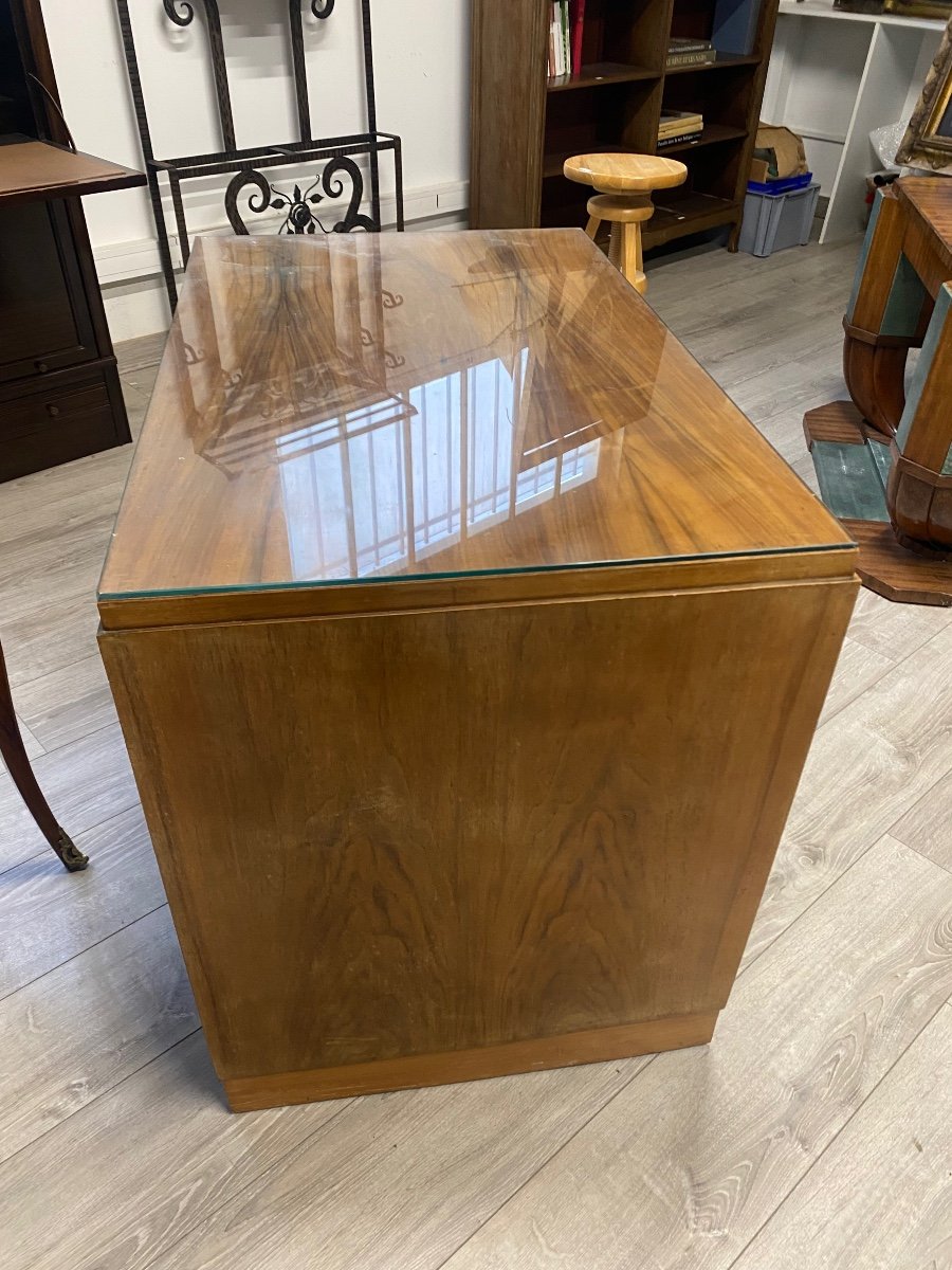 Small Walnut Desk From The 50s-photo-2