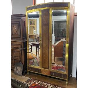 Armoire A Glace 1925 Structure Laiton 