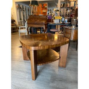 Table Basse Ronce De Noyer Année 60