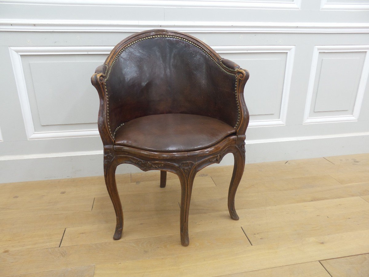 Fauteuil De Bureau d'époque Louis XV