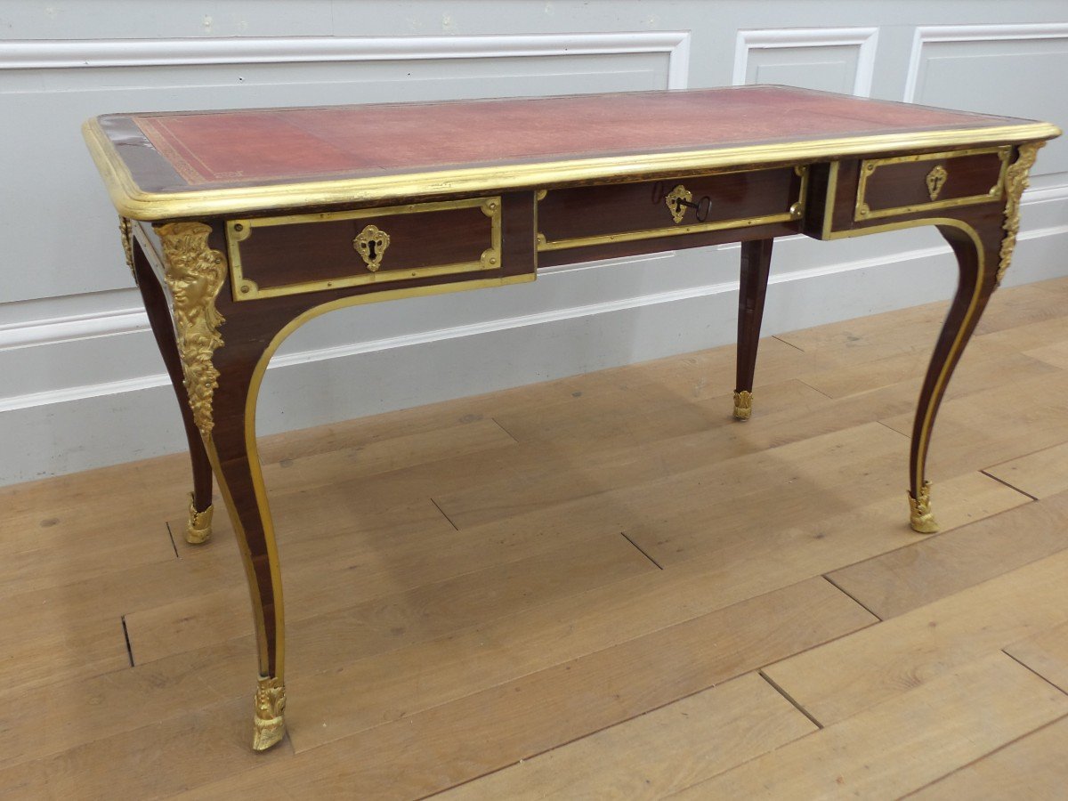 Bureau d'époque Régence En Amarante