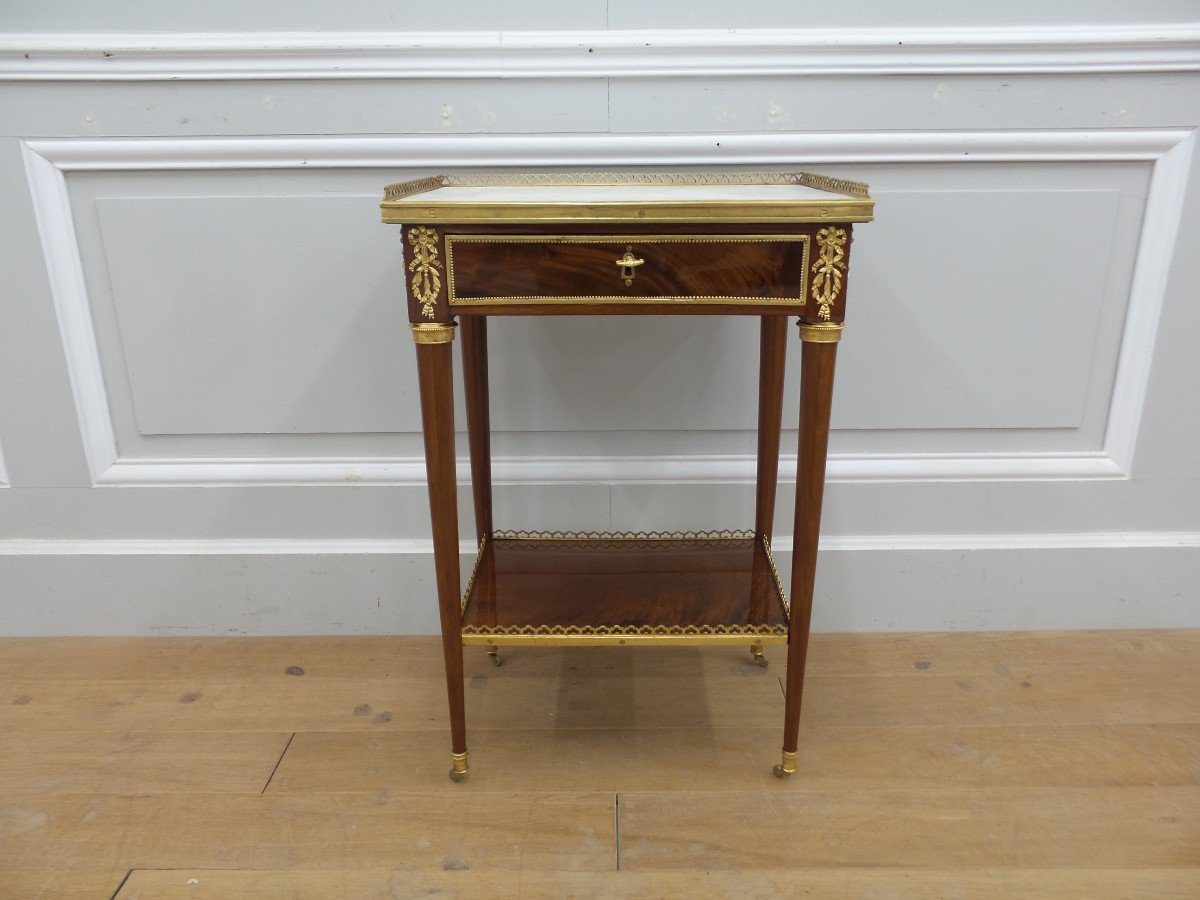 Louis XVI Period Table Stamped Topino