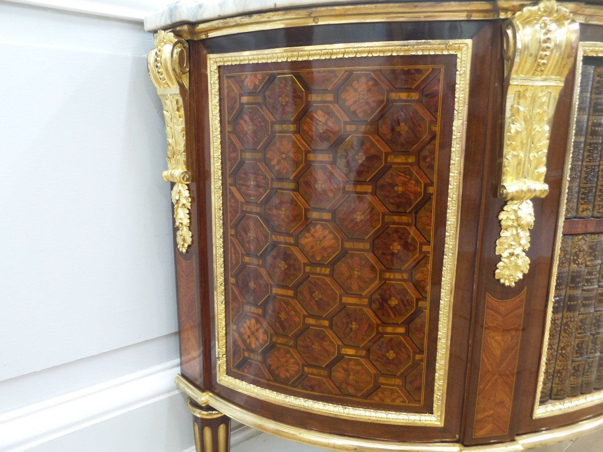 Commode d'époque Louis XVI Estampillée Leleu-photo-2