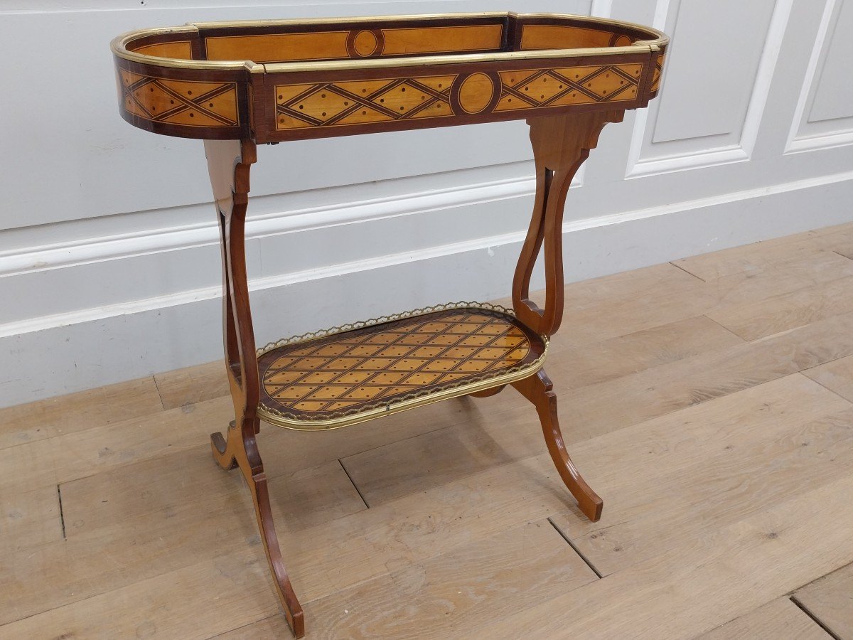 Table Tricoteuse Louis XVI En Acajou