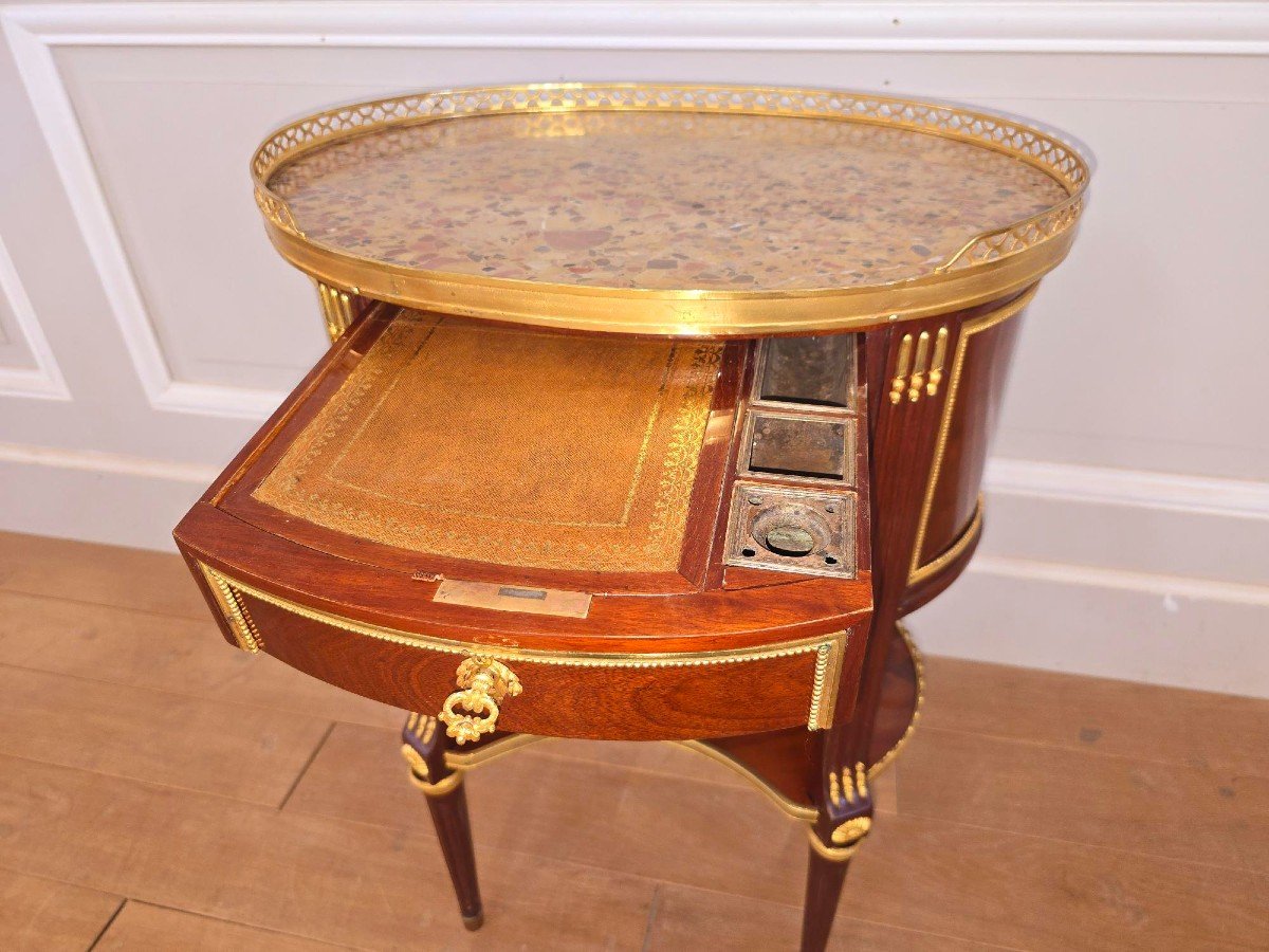 Louis XVI Period Chiffonniere Table -photo-4