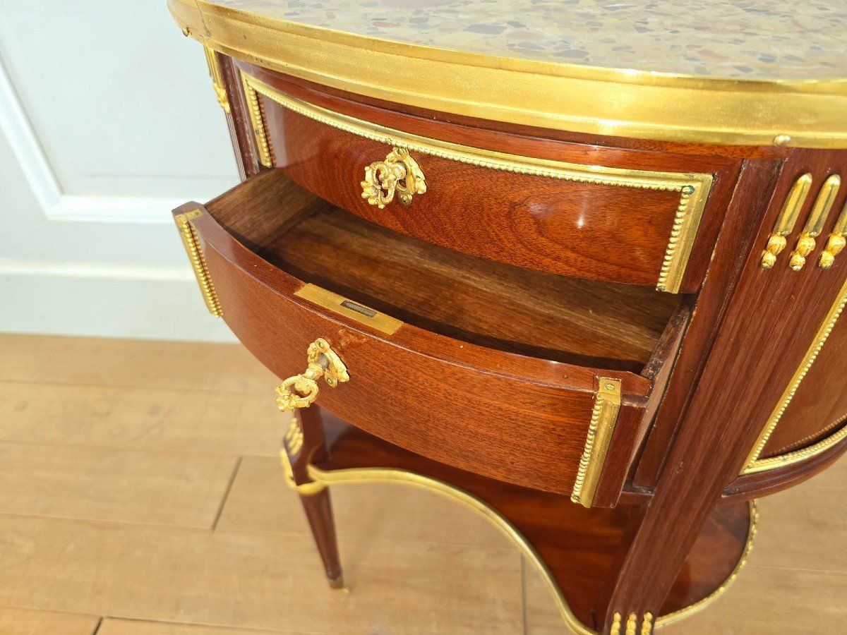 Louis XVI Period Chiffonniere Table -photo-1