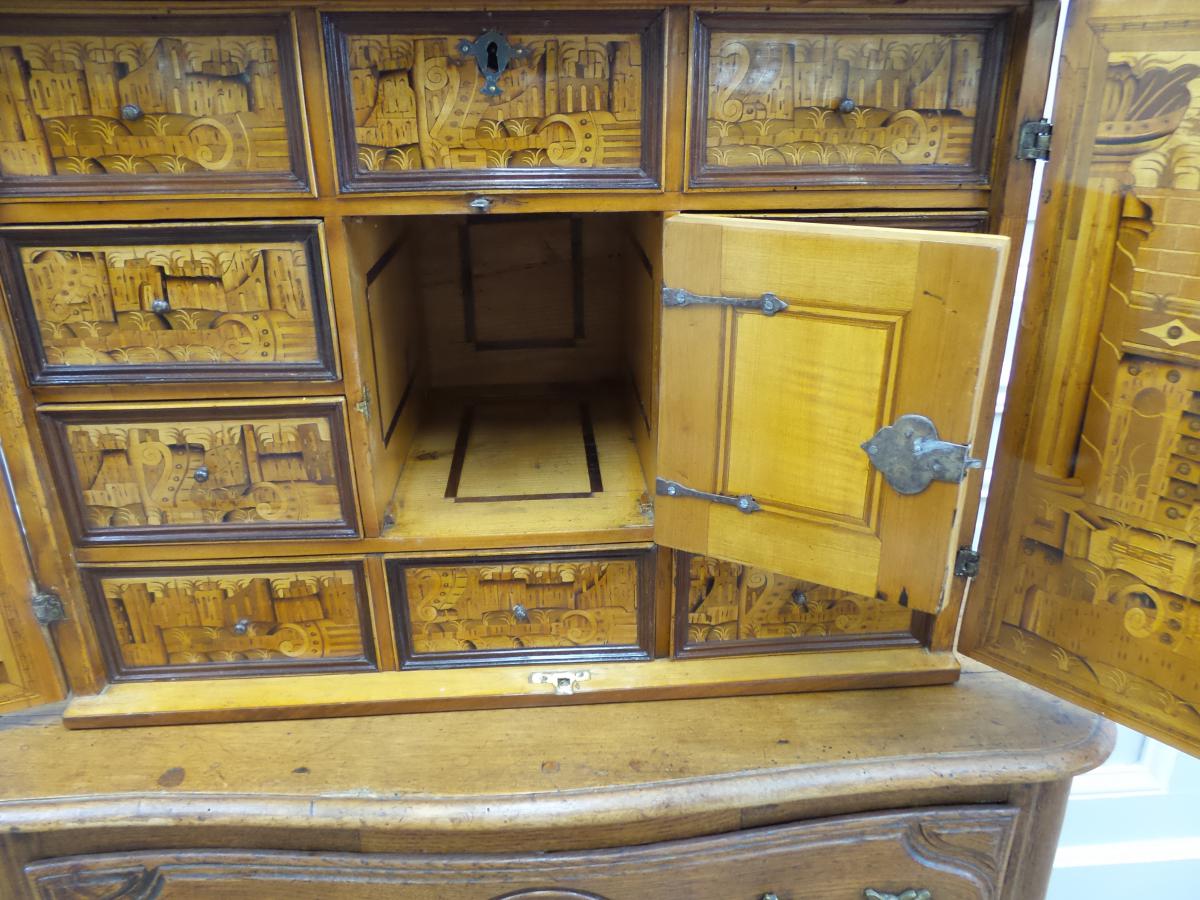 Small Cabinet From The 17th Century-photo-4