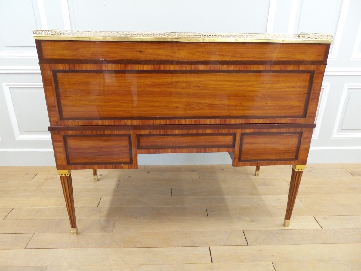 Louis XVI Period Cylinder Desk-photo-6