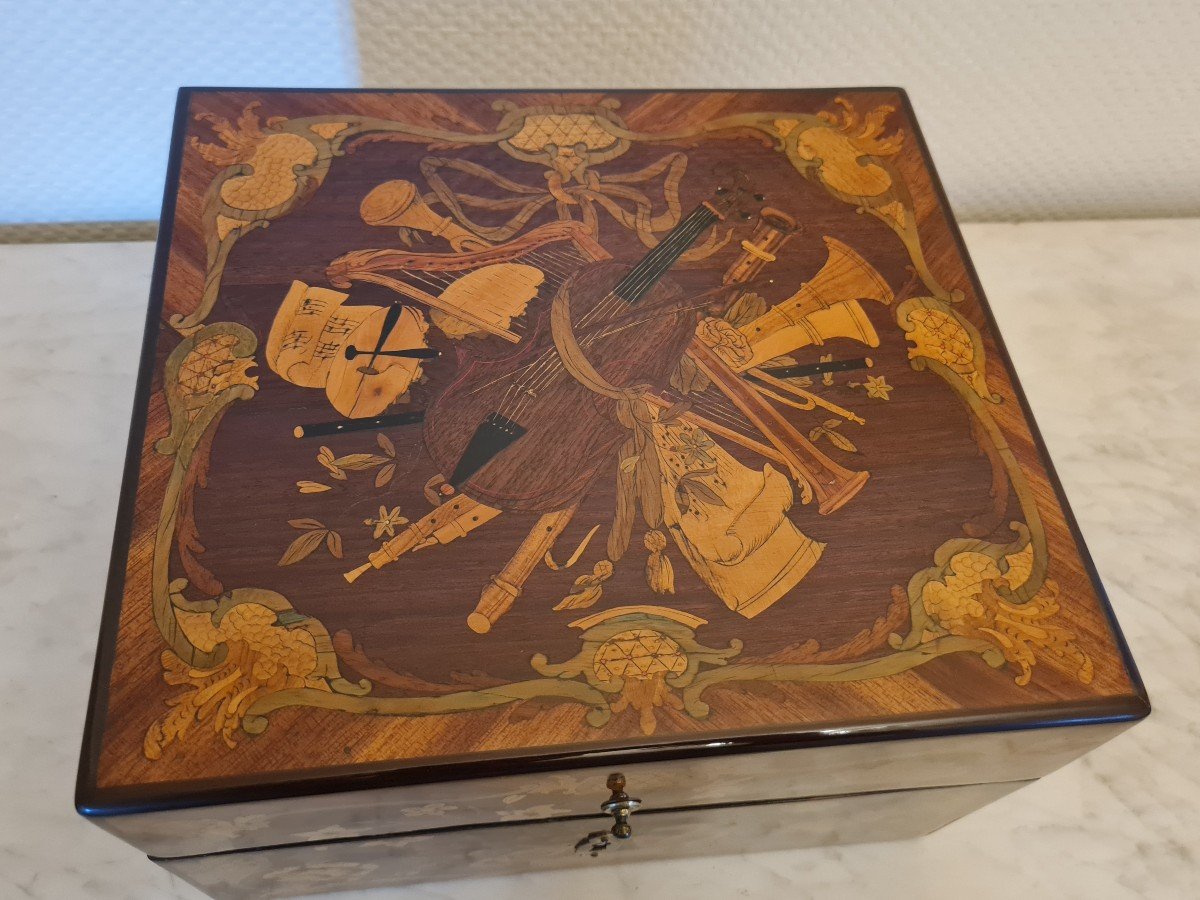 Louis XVI Marquetry Box-photo-5