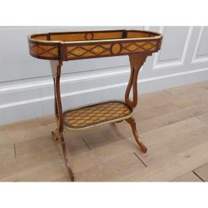 Table Tricoteuse Louis XVI En Acajou