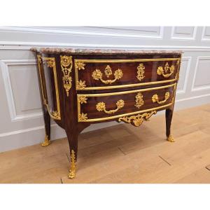 Commode d'époque Régence Estampillée Carel