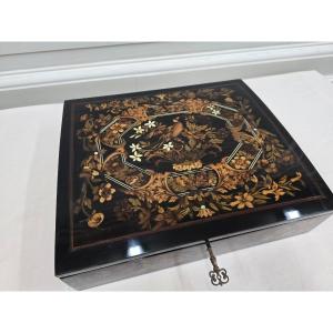 Coffret d'époque Louis XIV André Charles Boulle