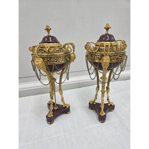 Pair Of Louis XVI Period Perfume Burners