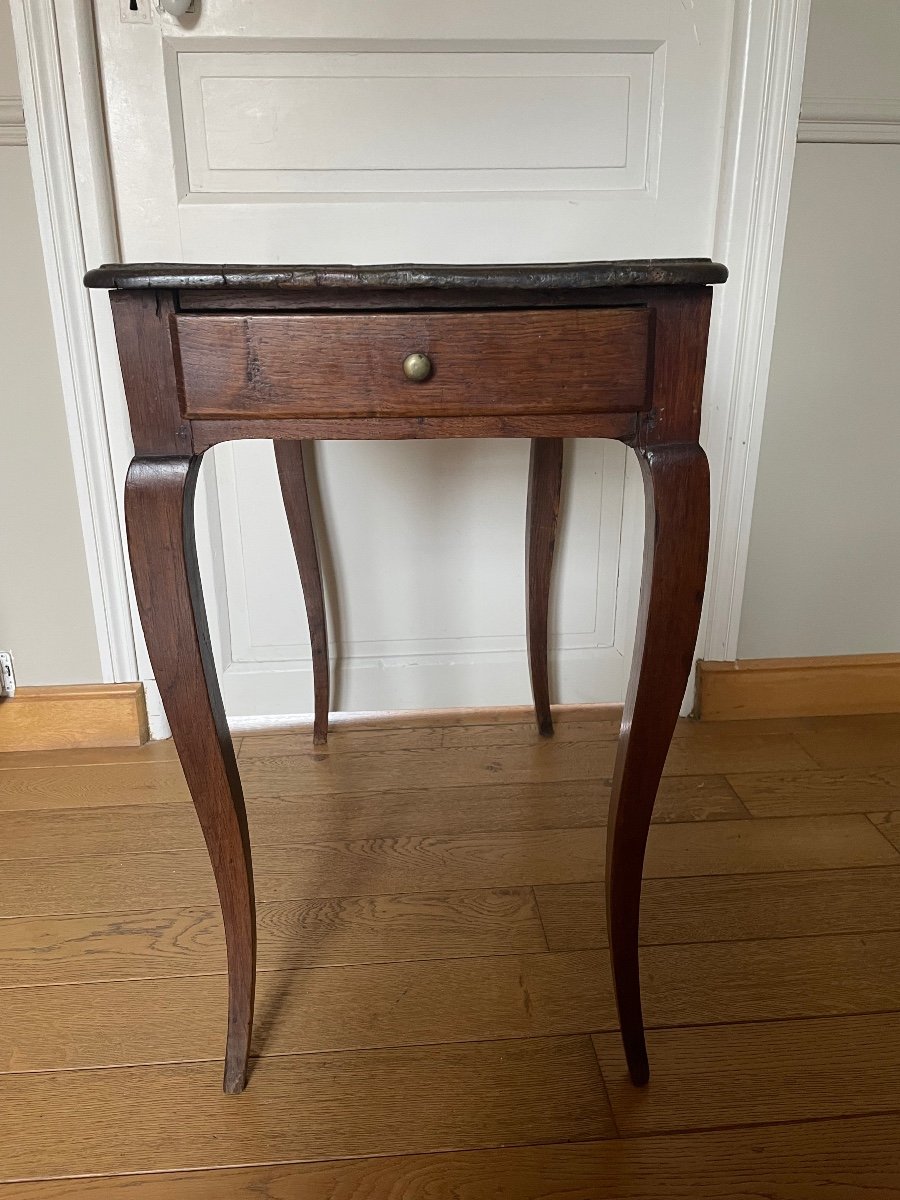 Louis XV Table In Natural Wood-photo-3