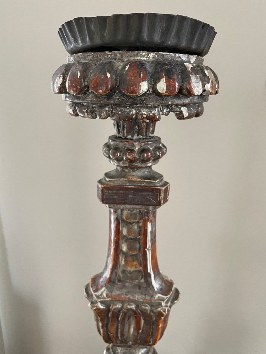 Large Candlestick Italy XVIII Eme -photo-2