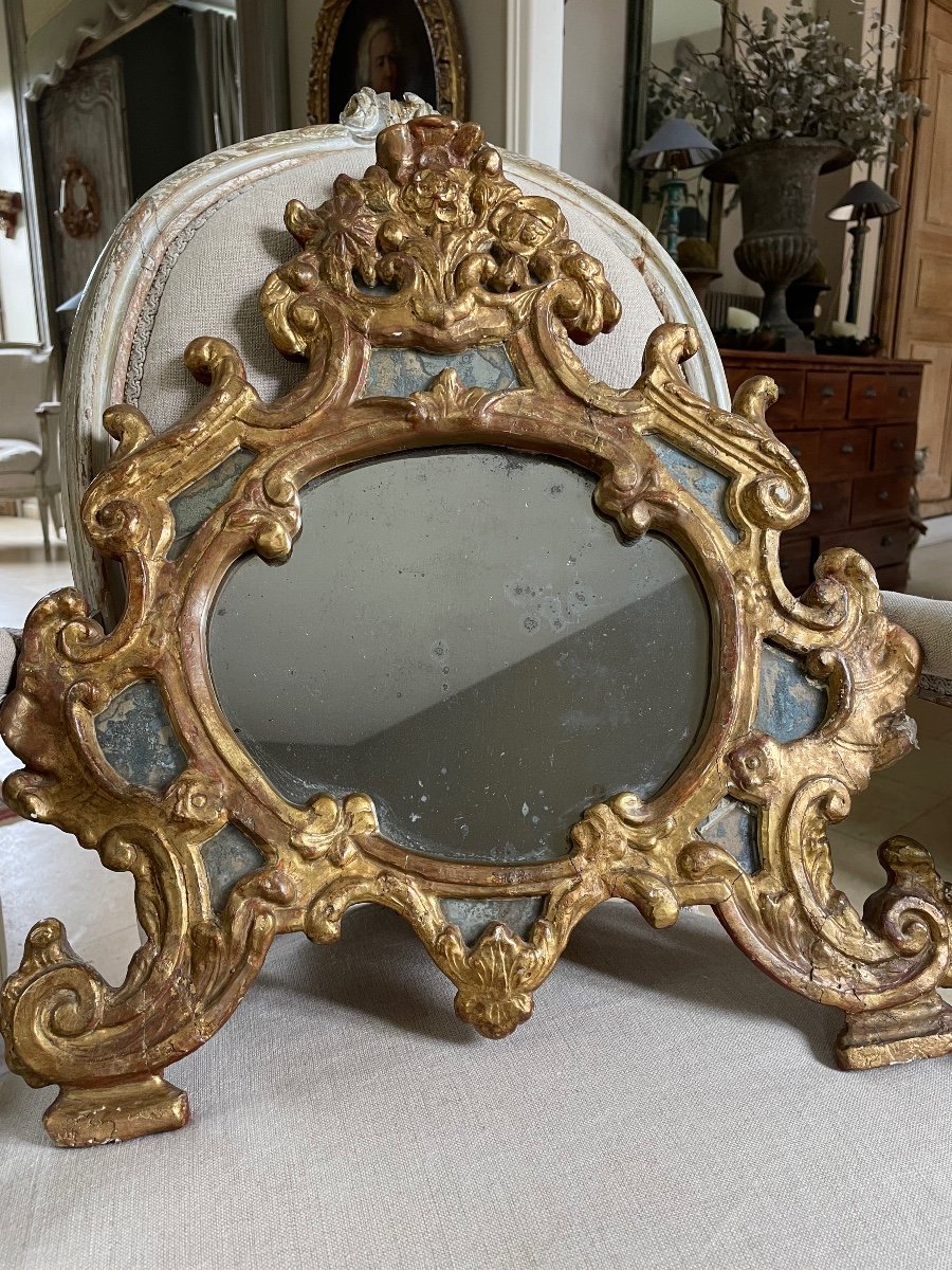 Mirror Italy End Of 18th Century - Beginning Of 19th Century -photo-2