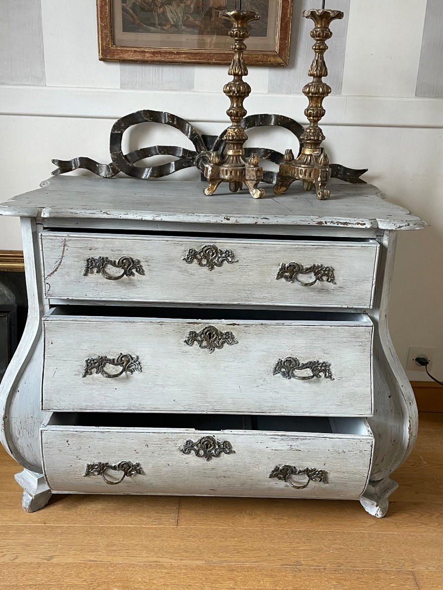 Petite Commode Hollandaise XIX ème Siècle -photo-4