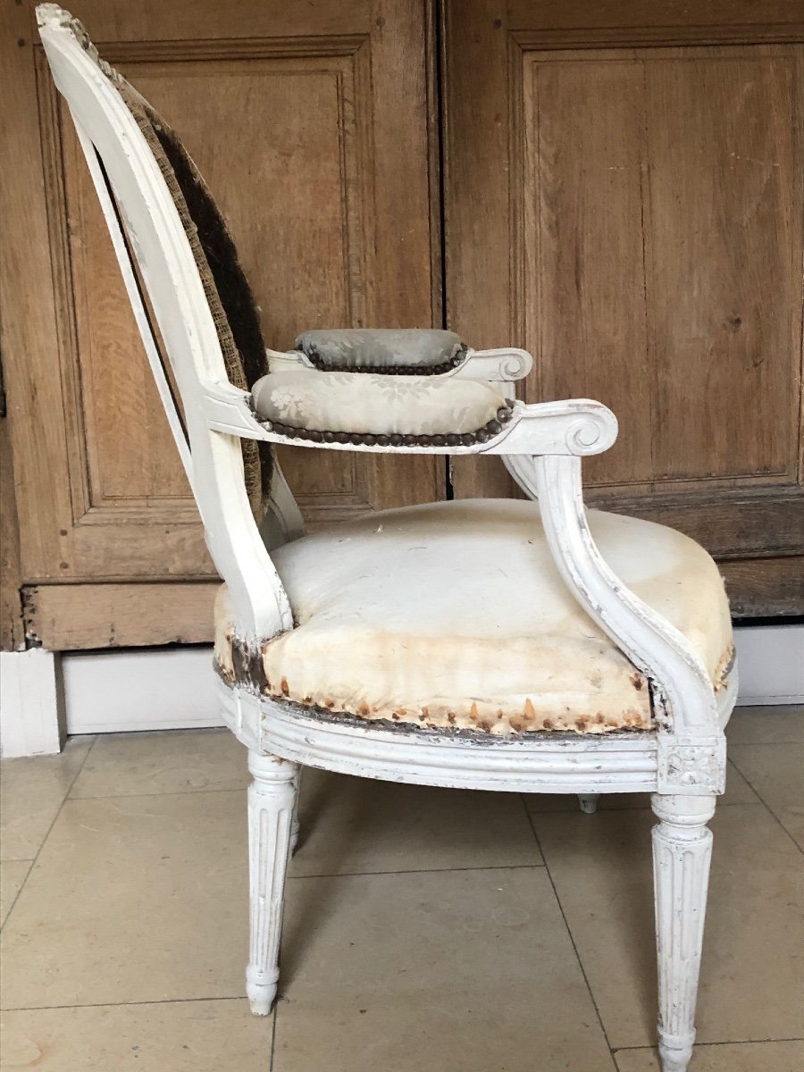 Fauteuil époque Louis XVI-photo-3