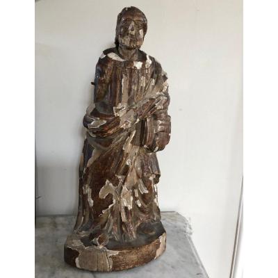 Statue D’un Saint  XVIII ème 