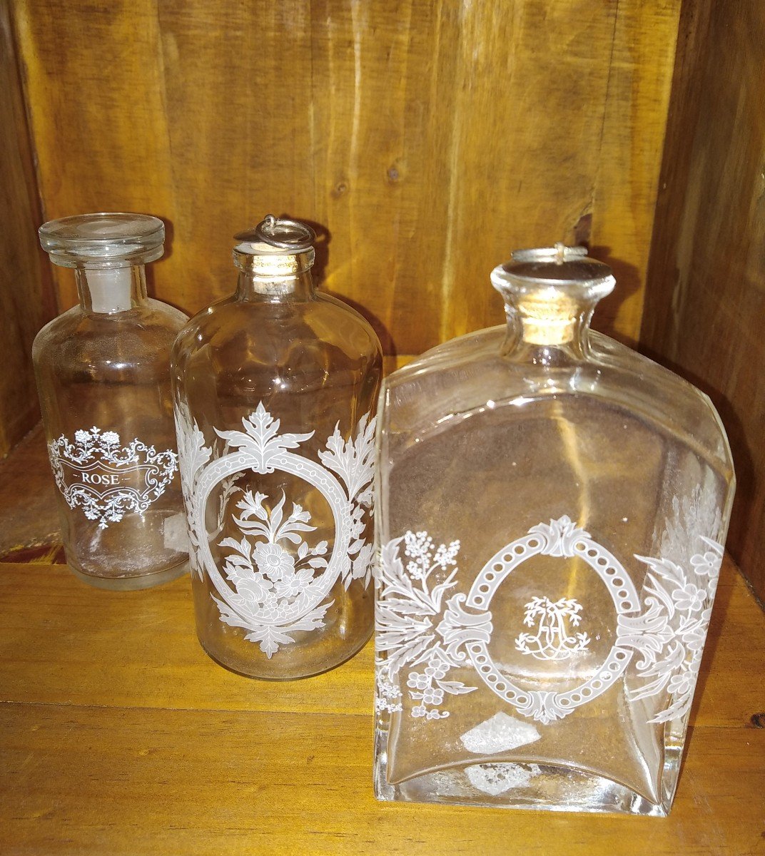 Set Of Antique Apothecary Bottles -photo-2