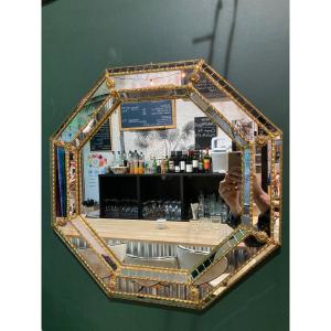 Venetian Style Mirror With Glazing Beads