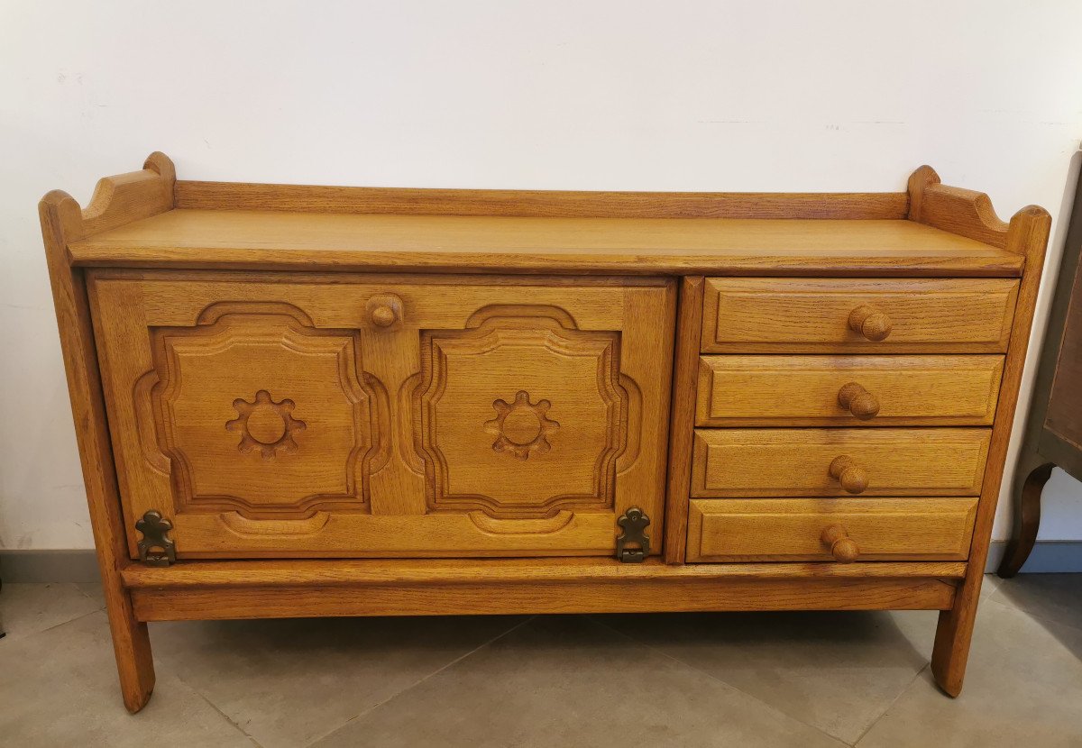 Guillerme Et Chambron Sideboard For Your Home, 1960. 