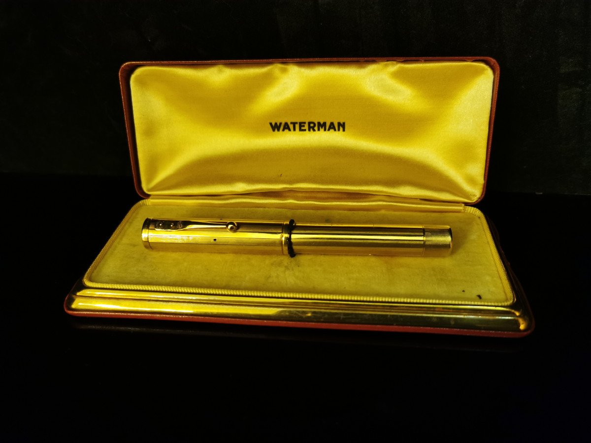 Waterman Solid Gold Fountain Pen -photo-3