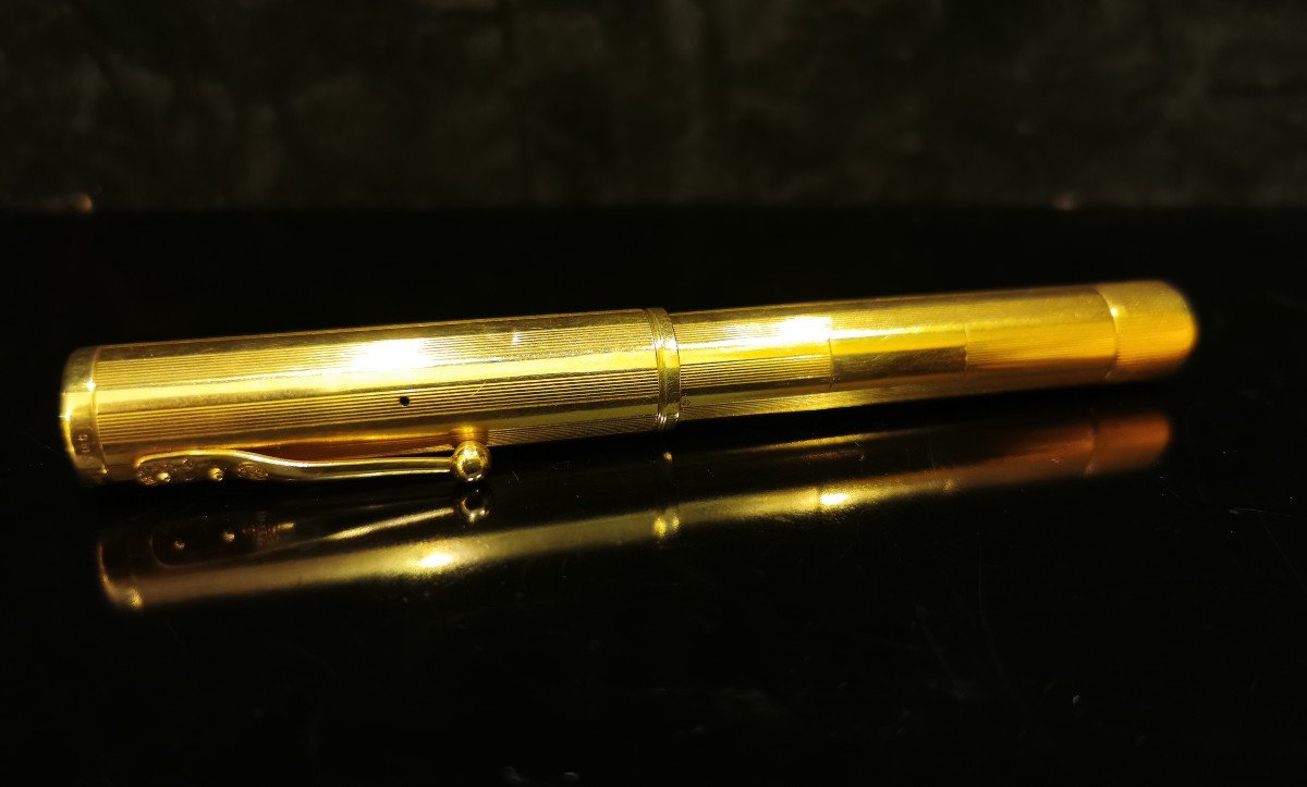 Waterman Solid Gold Fountain Pen -photo-1