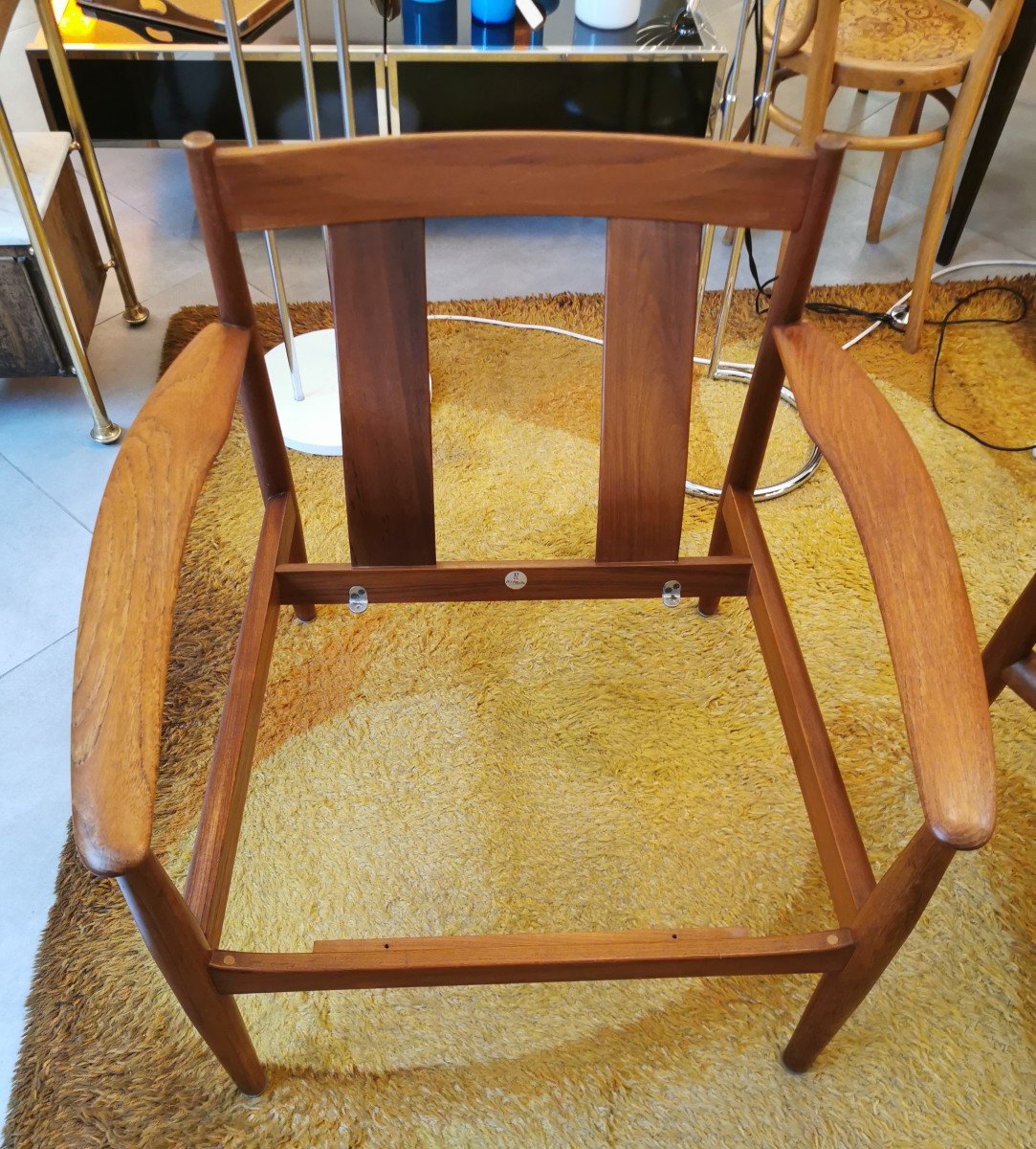 Fauteuils De Grete Jalk Pour France & Son Des An 50.-photo-3