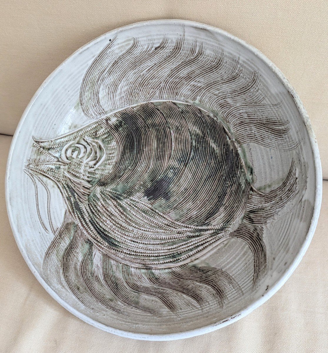 Thiry Very Large Bowl, Fish Decor