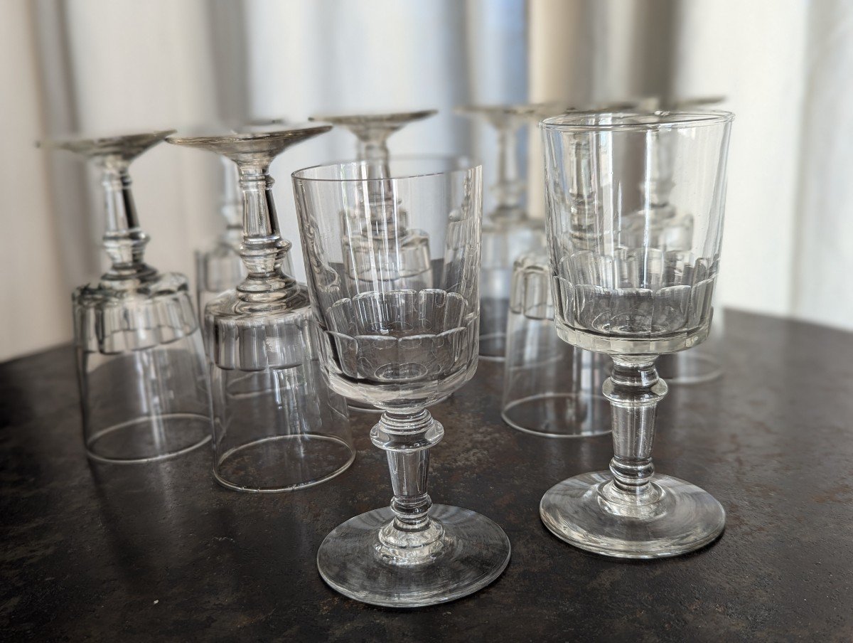 10 Mirabeau Glasses, Early 19th Century -photo-5