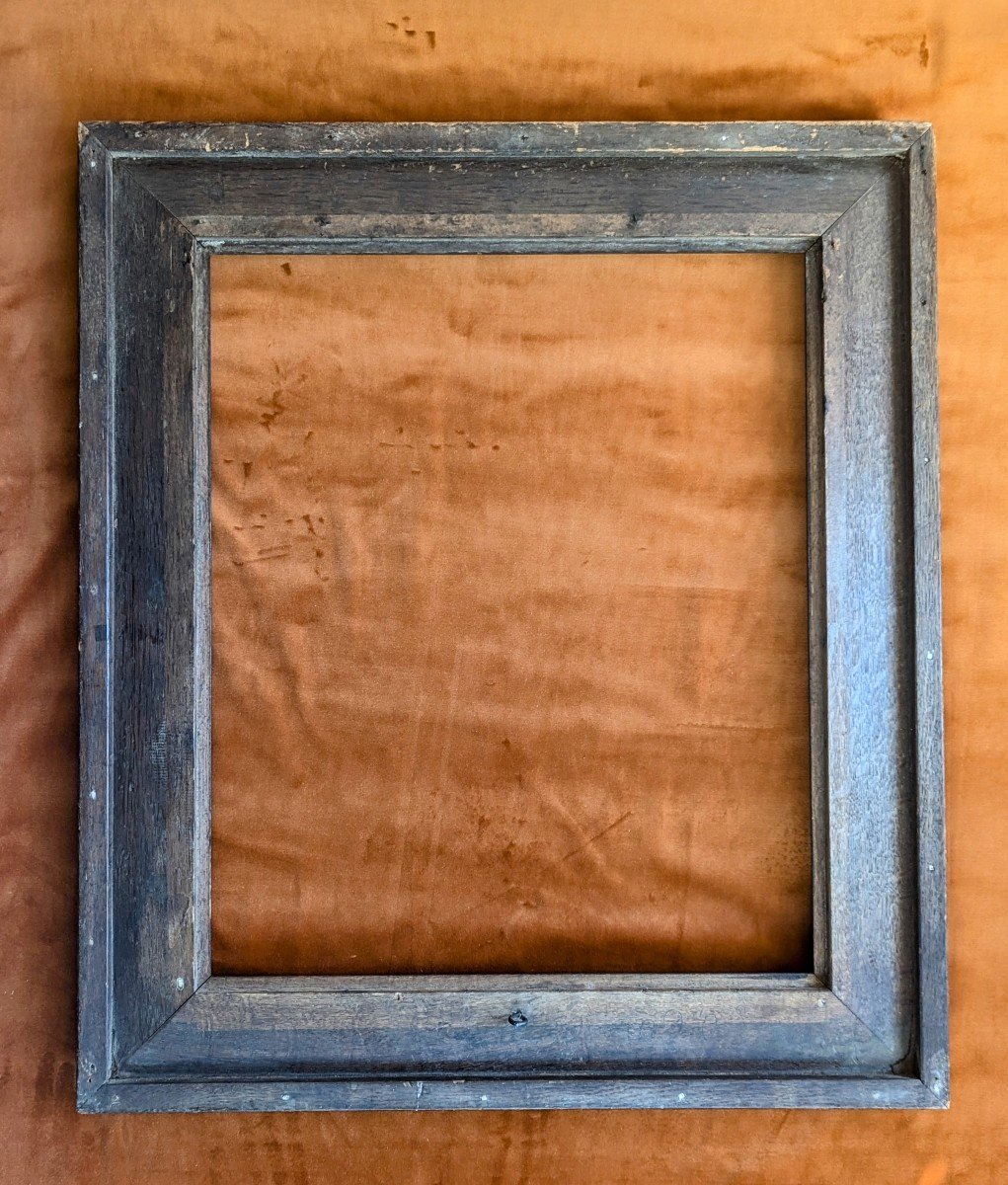 Large Molded Oak Wood Frame -photo-2