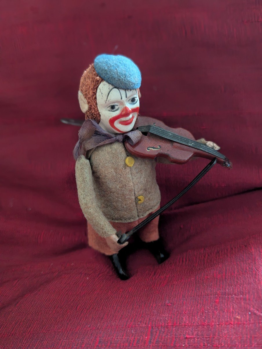 Jouet Schuco Clown Solisto Violoniste Automate-photo-2