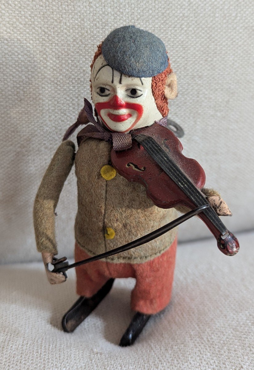 Jouet Schuco Clown Solisto Violoniste Automate-photo-2