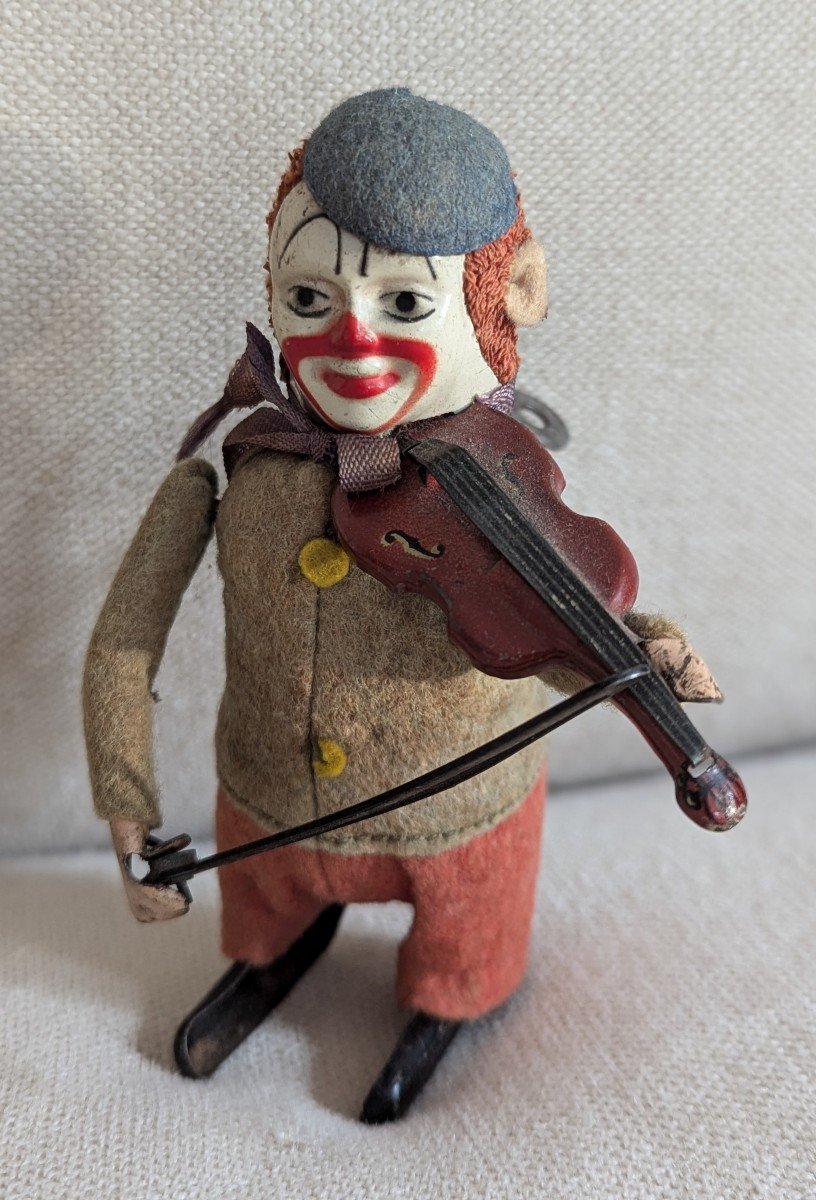 Jouet Schuco Clown Solisto Violoniste Automate-photo-3