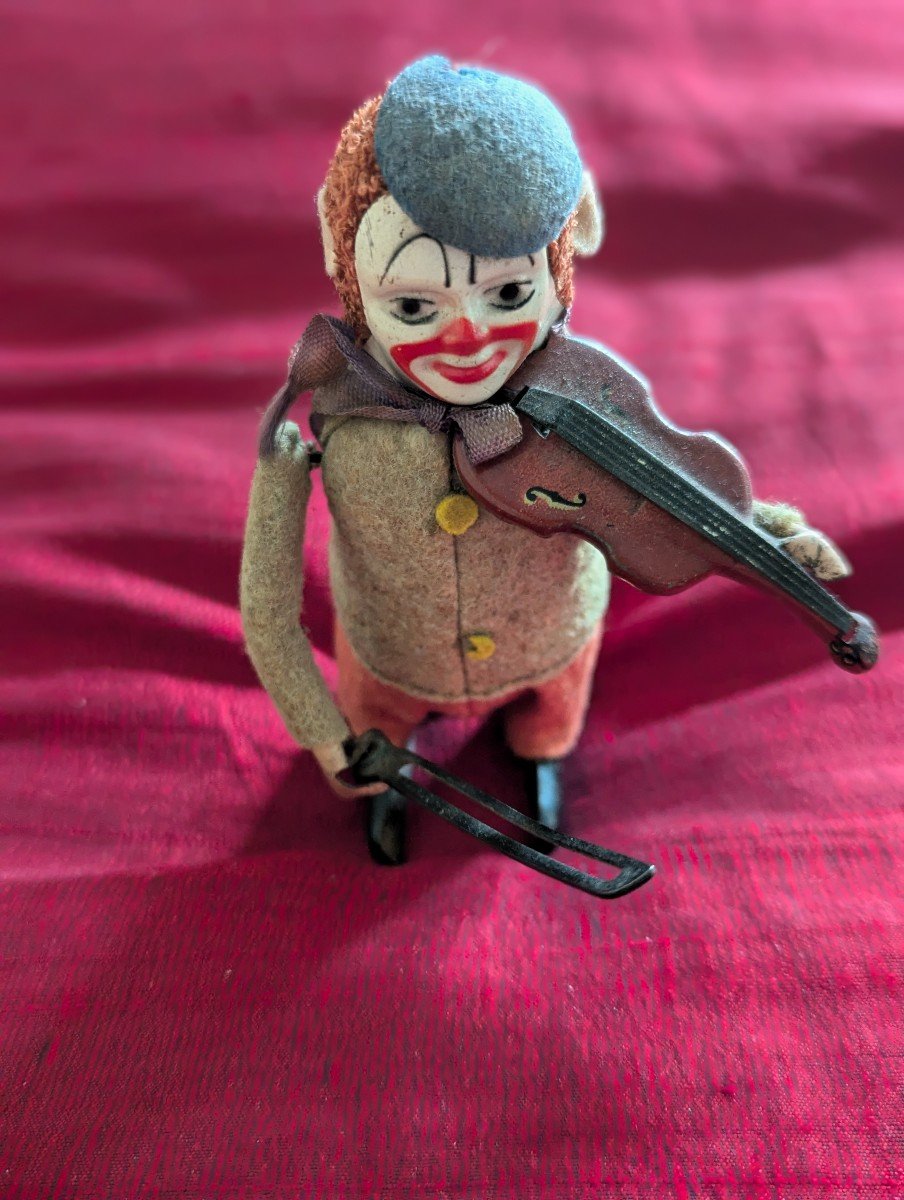 Jouet Schuco Clown Solisto Violoniste Automate-photo-8