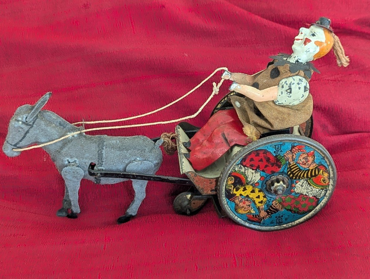 Lehmann German Toy, Antique "the Recalcitrant Donkey" 