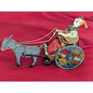 Lehmann German Toy, Antique "the Recalcitrant Donkey" 