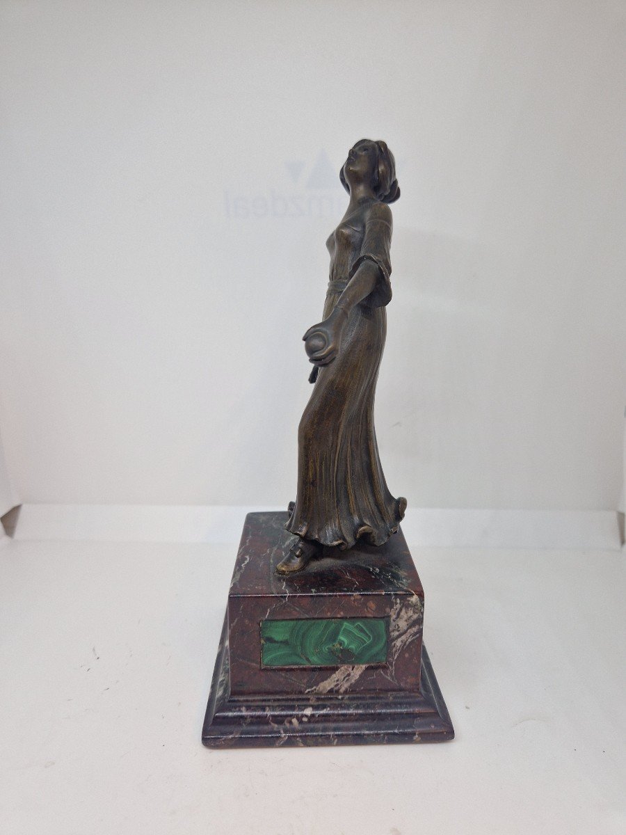  Bronze Français De l'époque Art Nouveau-photo-3