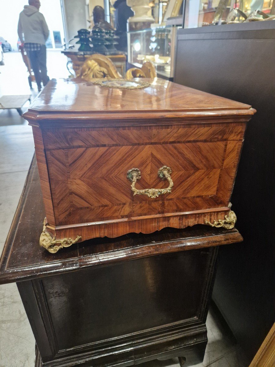 Box With Rosewood Inlays And Porcelain Plaques Napoleon III Period Napoleon III -photo-2