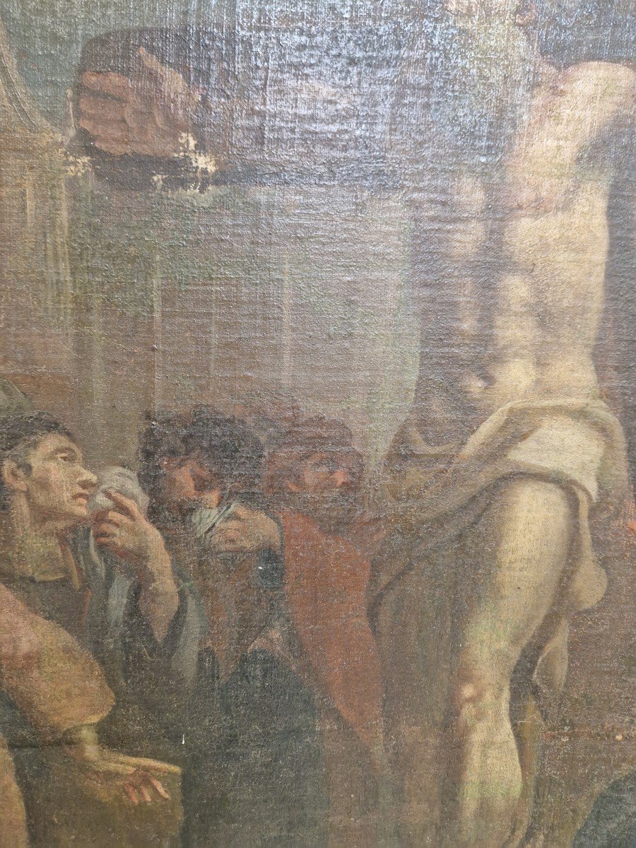 Peinture De La Fin Du XVIIe Siècle En Italie Centrale à Restaurer-photo-7