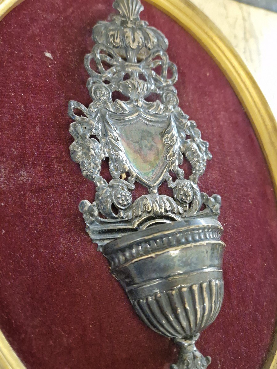 Silver Stoup, First Half Of The 19th Century, Milan, Italy -photo-1