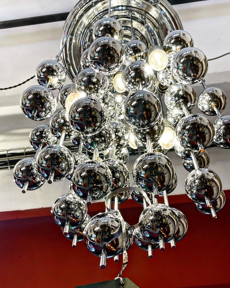 Verner Panton “ball” Chandelier-photo-2